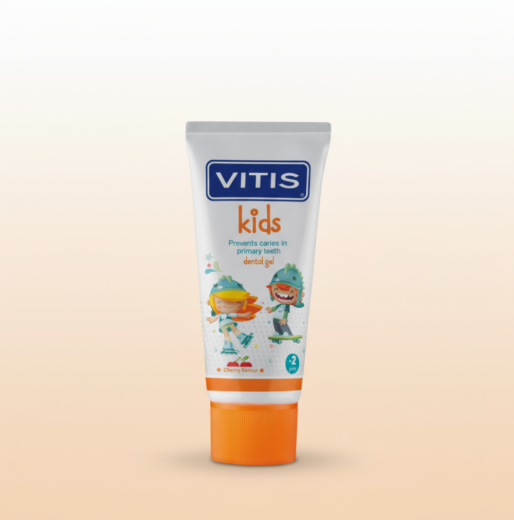 Vitis Kids Gel Dentífrico Cereja 2+ 50ml